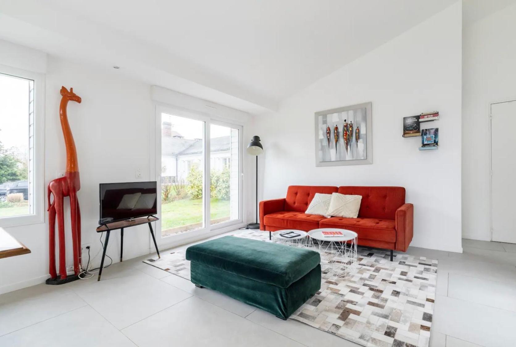 Villa Entouree De Verdure Avec Parking Prive 할루인 외부 사진