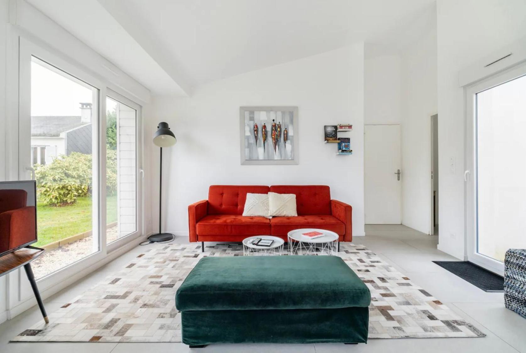 Villa Entouree De Verdure Avec Parking Prive 할루인 외부 사진
